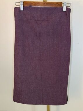 Express Women's Plum Pencil Skirt